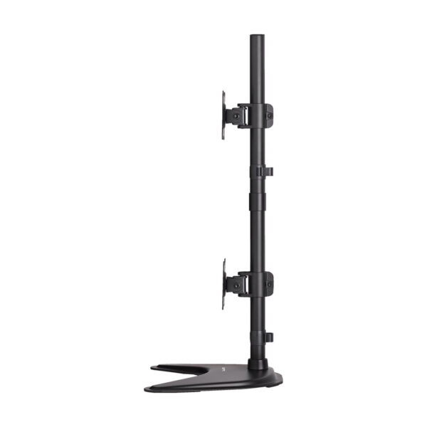Tripp Lite series Dual Vertical Flat-Screen Desk Stand/Clamp Mount, 15 in. to 27 in. Flat-Screen Displays