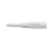 Tripp Lite series Power Cord C14 to C15 - Heavy-Duty, 15A, 250V, 14 AWG, 6 ft. (1.83 m), White