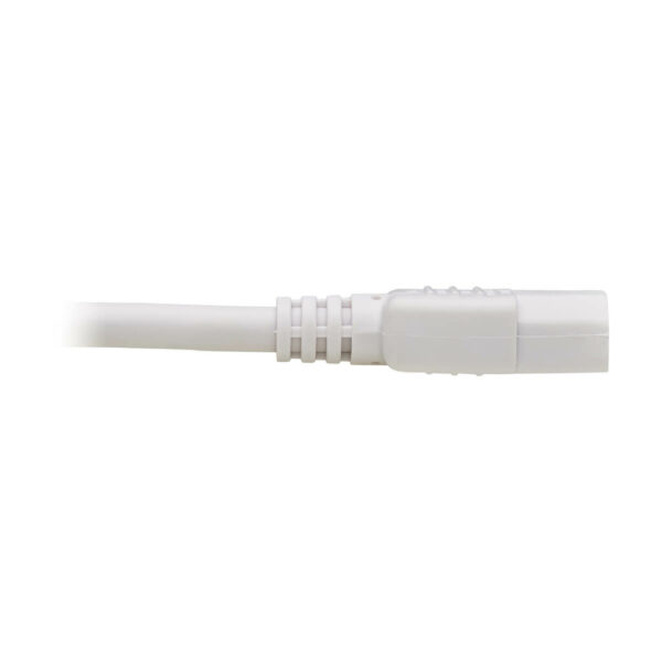 Tripp Lite series Power Cord C14 to C15 - Heavy-Duty, 15A, 250V, 14 AWG, 6 ft. (1.83 m), White