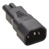 Tripp Lite series IEC C14 to IEC C7 Power Cord Adapter - 7A, 125V, Black