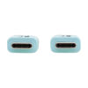 Tripp Lite series Safe-IT USB-C Cable (M/M), Antibacterial, Ultra Flexible, 240W PD Charging, Light Blue, 6 ft. (1.8 m)