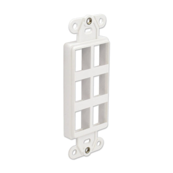 Decora Insert 6-Port White