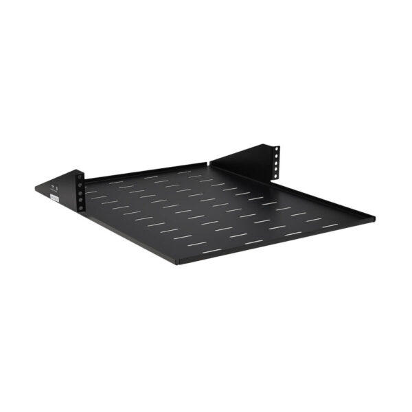 Tripp Lite series SmartRack Center-Mounted Steel Rack Shelf - 2U, Vented, 21.5 in. Deep, Holds up to 100 lb. (45 kg)