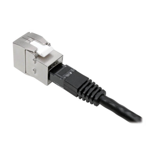 1aa836f2cb0193f6f9a6e998c9c06b55 Tripp Lite series Keystone Jack Cat6a/Cat6/Cat5e, RJ45, Shielded, Dust Cap - Toolless, PoE/PoE+ Compliant, TAA