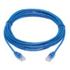 Tripp Lite series Cat6a 10G Snagless Molded Slim UTP Ethernet Cable (RJ45 M/M), Blue, 15 ft. (4.57 m)