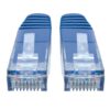 Tripp Lite series Cat6 Gigabit Molded (UTP) Ethernet Cable (RJ45 M/M), PoE, Blue, 35 ft. (10.67 m)