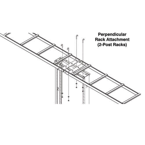 Tripp Lite series SmartRack Hardware Kit - Connects SRCABLELADDER to a wall or Open Frame Rack