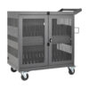 Tripp Lite series Multi-Device Charging Cart, 32 USB Ports, iPad and Android Tablets, Wall-Mount Option, Black