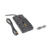 Tripp Lite series Protect It! 8-Outlet Surge Protector, 8 ft. (2.43 m) Cord, 2160 Joules, Tel/Fax/Modem/Coax Protection, RJ11