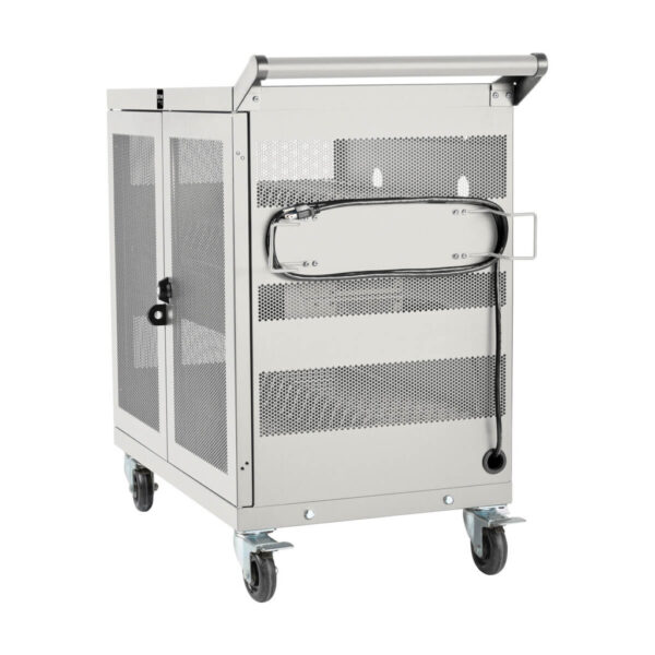 Tripp Lite series Multi-Device Charging Cart, 32 USB Ports, iPad and Android Tablets, Wall-Mount Option, White