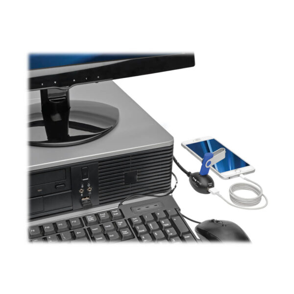 Tripp Lite series 2-Port USB 3.0 SuperSpeed Desktop Extension Cable A (M/2xF), 6 ft. (1.83 m)