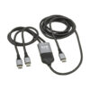 Tripp Lite series 2-in-1 USB-C Charging Cable (M/2xM) - 100W PD Charging, 6 ft. (1.8 m)