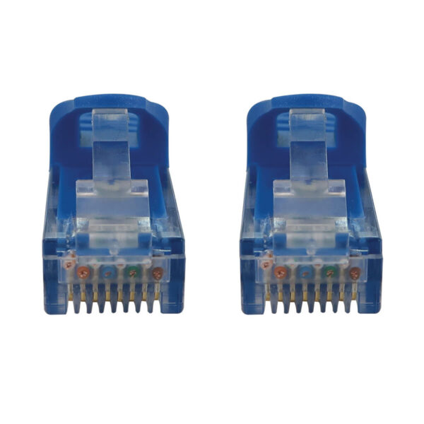 Tripp Lite series Cat6a 10G Snagless Molded UTP Ethernet Cable (RJ45 M/M), PoE, Blue, 25 ft. (7.6 m)
