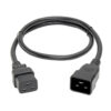Tripp Lite series Power Extension Cord, C19 to C20 - Heavy-Duty, 15A, 250V, 14 AWG, 3 ft. (0.91 m), Black