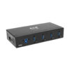 Tripp Lite series 4-Port Industrial-Grade USB 3.x (5Gbps) Hub - 20 kV ESD Immunity, Metal Housing, Mountable
