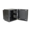 Tripp Lite series SmartRack 12U Switch-Depth Wall-Mount Small Rack Enclosure for Harsh Environments, Hinged Back