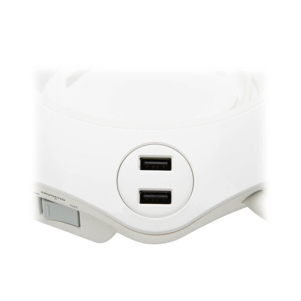 1c2c288d1f0a048fbbb91bab44626cf5 Tripp Lite Safe-IT Conference Surge Protector, 4 Rotating 5-15R Outlets, USB-C and 3 USB-A Ports, 10 ft. Cord, Antimicrobial - TLP410UCUFOAM
