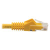 1c4cd8782ee0c96f7c0b6584fd91ab00 Tripp Lite series Cat6 Gigabit Snagless Molded (UTP) Ethernet Cable (RJ45 M/M), PoE, Yellow, 35 ft. (10.67 m)