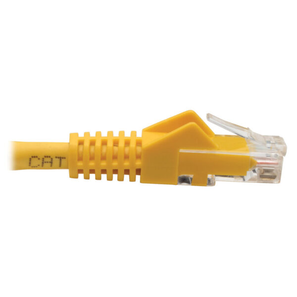 1c4cd8782ee0c96f7c0b6584fd91ab00 Tripp Lite series Cat6 Gigabit Snagless Molded (UTP) Ethernet Cable (RJ45 M/M), PoE, Yellow, 35 ft. (10.67 m)