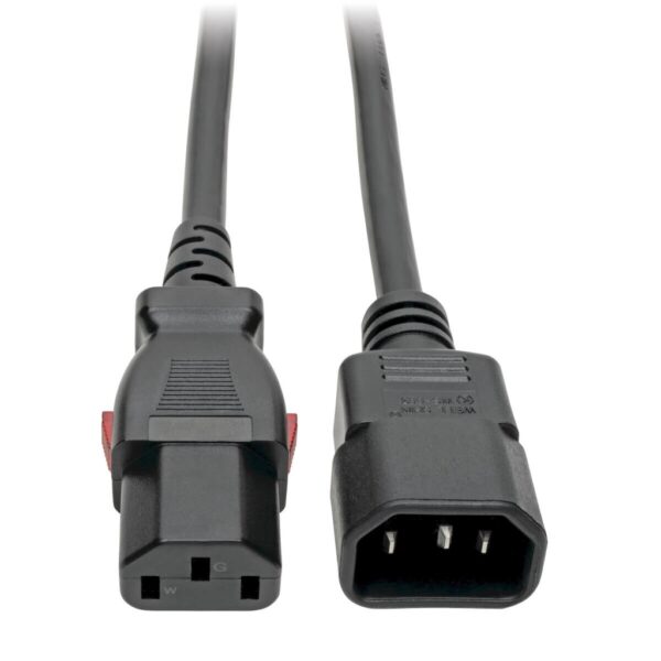 Tripp Lite series Power Extension Cord, Locking C13 to C14 PDU Style - 10A, 250V, 18 AWG, 1 ft. (0.31 m)