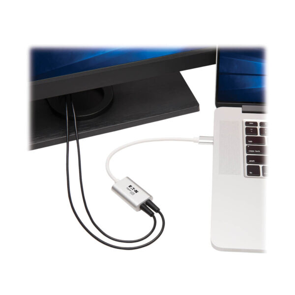 1c4d6d864c9c40dbf3f7fded327badff Tripp Lite series 2-Port USB-C to 3.5 mm Stereo Audio Adapter - USB 2.0, Silver