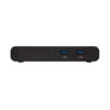 Tripp Lite series 2-Port USB-C KVM Dock - 4K HDMI, USB 3.2 Gen 1, USB-A Hub, Remote Selector, 85W PD Charging, Black, TAA