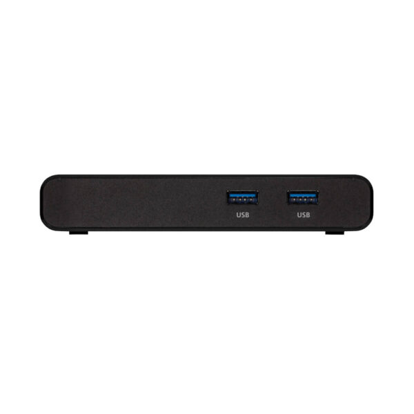 Tripp Lite series 2-Port USB-C KVM Dock - 4K HDMI, USB 3.2 Gen 1, USB-A Hub, Remote Selector, 85W PD Charging, Black, TAA