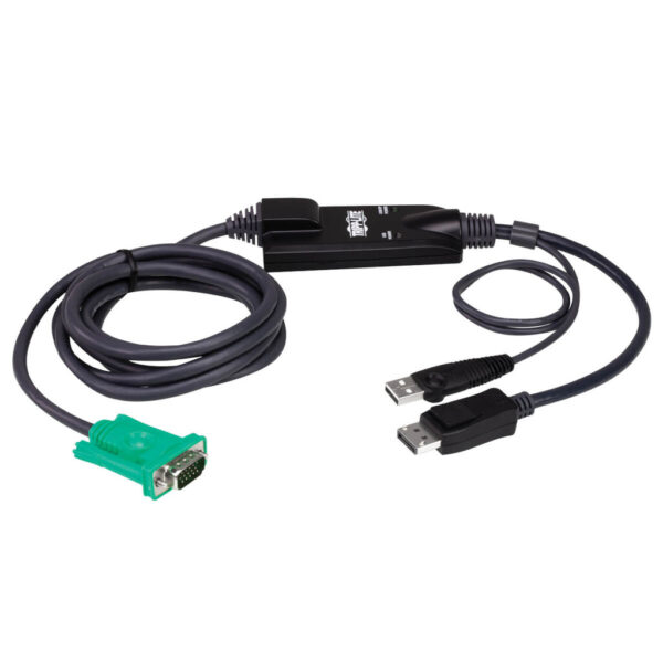 Tripp Lite series VGA to DisplayPort and USB-A Adapter Cable Kit for B020-U and B022-U KVM, 6 ft. (1.8 m)