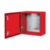 Tripp Lite series SmartRack Outdoor Industrial Enclosure with Lock - NEMA 4, Surface Mount, Metal Construction, 18 x 18 x 10 in., Red