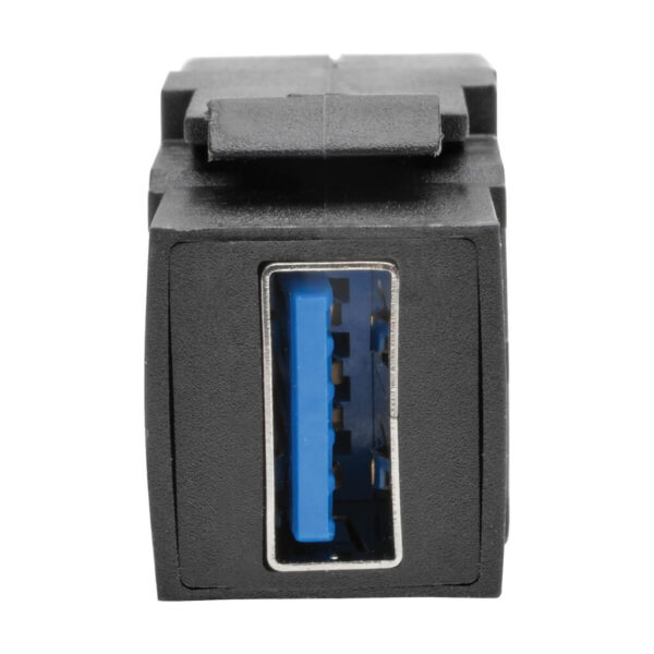 1c9df818a4b7c1eff08c96239912415e Tripp Lite series USB 3.0 All-in-One Keystone/Panel Mount Coupler Cable (F/F), Angled Connector, Black, 1 ft. (0.31 m)