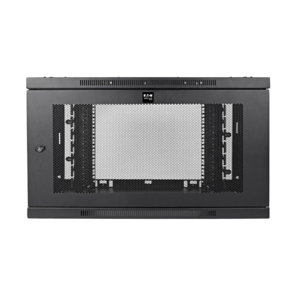 Tripp Lite series SmartRack 9U Low-Profile Switch-Depth-Plus Wall-Mount Mini Rack Enclosure, Wide