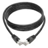 Tripp Lite series Cat6a 10G Snagless Shielded STP Ethernet Cable (RJ45 M/M), PoE, Black, 8 ft. (2.43 m)
