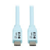 Tripp Lite series Safe-IT USB-C Cable (M/M), Antibacterial, Ultra Flexible, 240W PD Charging, Light Blue, 6 ft. (1.8 m)