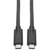 Tripp Lite series USB-C Cable (M/M) - USB 3.2, Gen 1 (5 Gbps), 5A Rating, Thunderbolt 3 Compatible, 6 ft. (1.83 m)