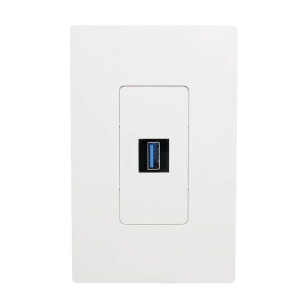 1d8600a44eb35c070a028faebcf9a226 Tripp Lite series USB 3.0 All-in-One Keystone/Panel Mount Coupler (F/F), Black, TAA