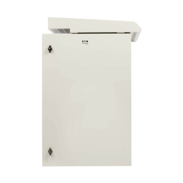 1d907cb5e29714a880d85f6f3d618df7 Tripp Lite series SmartRack Industrial Enclosure - NEMA 3R, Wall Mount, Heavy-Duty Metal, Locking, Fan With Thermal Switch, 32.5 in. Depth, 18U, Gray