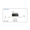 Tripp Lite series Gigabit Multimode Fiber to Ethernet Media Converter, POE+, International Power Cables, 10/100/1000 SC, 1310 nm, 2 km (1.2 mi.)