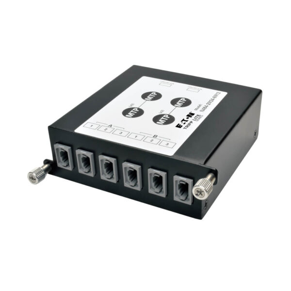 1dd9bb6f48a8706a7f0d04a833d456a5 Tripp Lite series 100Gb/120Gb to 40Gb Breakout Cassette, (x2) 24-Fiber MTP/MPO (Male with Pins) to (x6) 12-Fiber MTP/MPO (Male with Pins)