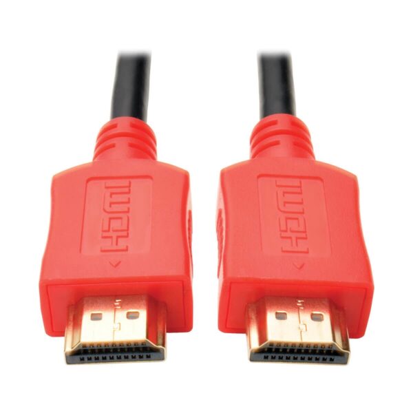 1e4a0cf471b8d68b1cc46910e9701e62 Tripp Lite series High-Speed HDMI Cable, Digital Video and Audio, UHD 4K (M/M), Red, 6 ft. (1.83 m)