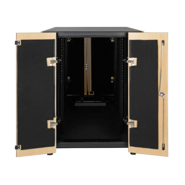 Tripp Lite series SmartRack Sound Proof Half-Height Server Rack Enclosure, 18U