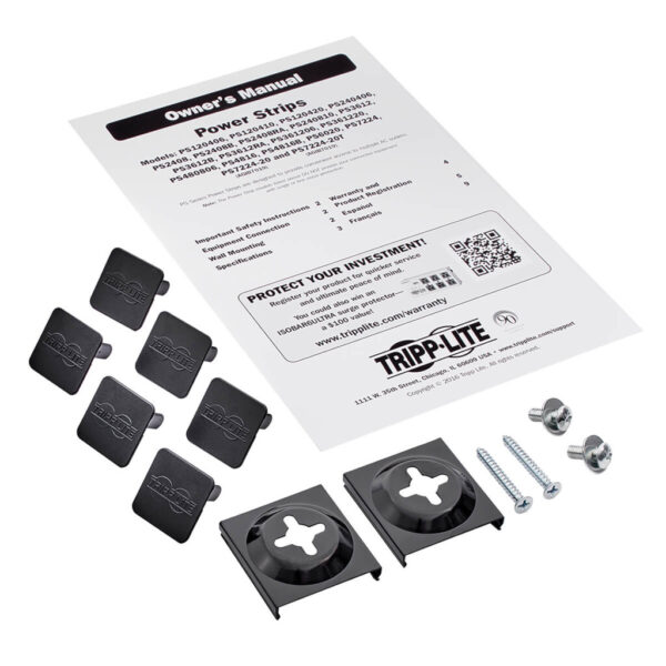 Tripp Lite series 16-Outlet Vertical Power Strip, 120V, 15A, NEMA 5-15P, 15 ft. (4.57 m) Cord, 48 in., Black Housing