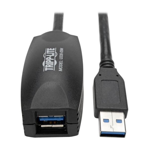 Tripp Lite series USB 3.0 SuperSpeed Active Extension Repeater Cable (A M/F), 5M (16.4 ft.)