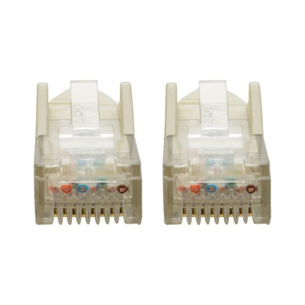 1ea846c30b68531395246a7802be389c Tripp Lite series Cat6 Gigabit Snagless Molded (UTP) Ethernet Cable (RJ45 M/M), PoE, White, 8 ft. (2.43 m) - N201-008-WH