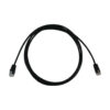 Tripp Lite series Cat6a 10G Snagless Molded Slim UTP Ethernet Cable (RJ45 M/M), PoE, Black, 7 ft. (2.1 m)