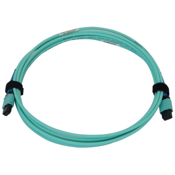1eb4c2de03afead438e7d6716ee3be10 Tripp Lite series 40/100/400G Multimode 50/125 OM3 Fiber Optic Cable (24F MTP/MPO-PC F/F), LSZH, Aqua, 3 m (9.8 ft.)