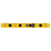 Tripp Lite series Horizontal Cable Manager - Flexible Rings, Yellow, 1U