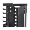 1ef854701570cfaf73c2188e63a9b778 Tripp Lite series High-Capacity Vertical Cable Manager - Deep Double Finger Duct with Cover, Single Sided, 12 in. Wide, Black, 7 ft. (2.2 m)