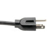 Tripp Lite series Desktop Computer Power Cable, NEMA 5-15P to C13 - 10A, 125V, 18 AWG, 12 ft. (3.66 m), Black