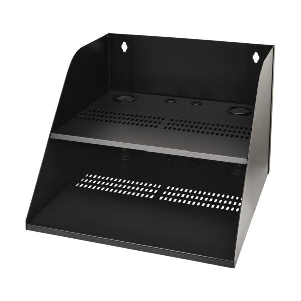 Tripp Lite series Wall-Mount Double Shelf for IT Equipment, 20 in. Wide, Up to 250 lb. (113 kg)