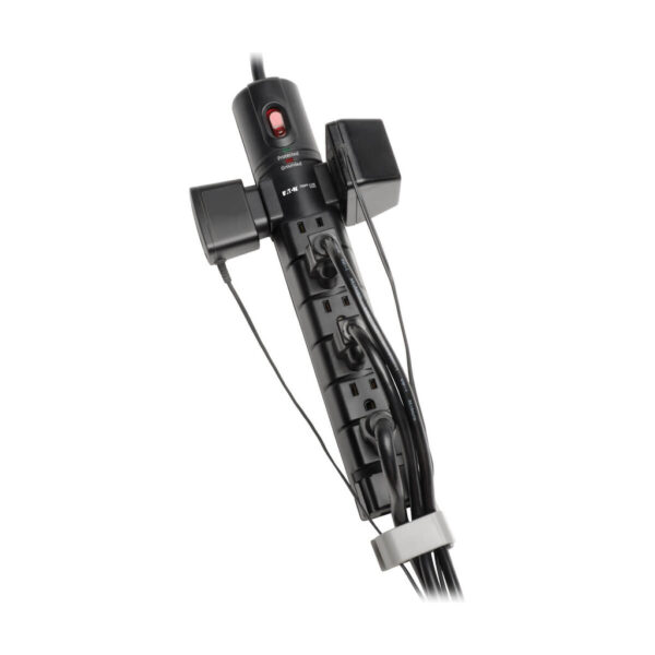 Tripp Lite series Protect It! 8-Outlet Surge Protector, 6 ft. (1.83 m) Cord, 2160 Joules, Tel/DSL Protection, Cord Clip